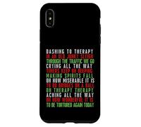 Physical Therapy Funny Christmas Carol PT DPT Humour Coque pour iPhone XS Max