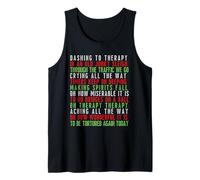 Physical Therapy Funny Christmas Carol PT DPT Humour Débardeur