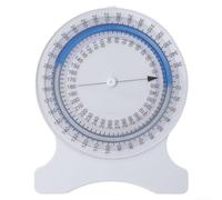 Physical Therapy Outil de mesure de la colonne vertébrale Inclinomètre à bulles pour test de mouvement articulaire Bleu