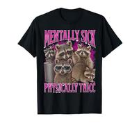 Physically Thicc Raccoon Meme Vintage Trash Eating Retro T-Shirt