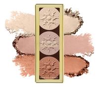 Physicians Formula - Bronze Booster Glow-Boosting Strobe and Contour Palette - Palette de Contouring et Enlumineurs - Ensemble de Nuances Flatteuses - avec Pinceau Angulaire pour Application Précise