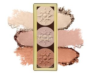 Physicians Formula - Bronze Booster Glow-Boosting Strobe and Contour Palette - Palette de Contouring et Enlumineurs - Ensemble de Nuances Flatteuses - avec Pinceau Angulaire pour Application Précise