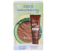 Physicians Formula, Coffret Bronzer Corps et Visage au Beurre de Murumuru | Bronzer Corps, Bronzer Visage avec Miroir, Beurre de Murumuru, Duo au Fini Éclatant