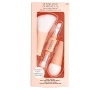 Physicians Formula Lot de 3 pinceaux 4 en 1 et éponge précise pour poudre et liquide