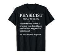 Physicien Definition Amoureux de la Science Professeur de Physique Nerd Geek T-Shirt