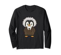 Physicien Pingouin Smart Nerd Physique théorique Manche Longue