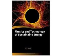 Physics And Technology Of Sustainable Energy
