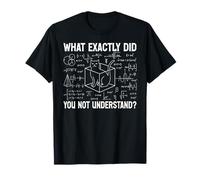 Physics Cat Humor Science Meme Quantum Whiskers T-Shirt