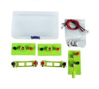 Physics Labs Kit d'apprentissage en circuit Principes de base de la découverte de l'électricité Kit pour l'étude des sciences Ensemble d'expériences parallèles Guide d'étude scientifique Lycée