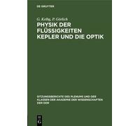 Physik Der Flüssigkeiten Kepler Und Die Optik