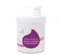 PHYSIOCEUTICALS - Crème de Massage à l'arnica, au millepertuis et à la griffe du diable 1000 ml + Pompe doseuse - Usage professionnel, spécialistes, physiothérapie et massage professionnel