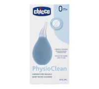 Physioclean Aspirateur nasal pour bébé, nettoie le nez fermé des enfants de manière simple et délicate, facile à utiliser grâce à sa forme ergonomique, avec bec doux, 0 Mois+