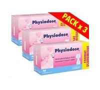 Laboratoire Gilbert Physiodose Sérum physiologiques Lot de 3 botes de 40 unidoses