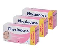 Laboratoire Gilbert Physiodose Sérum physiologiques Lot de 3 botes de 40 unidoses