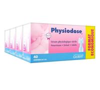 Physiodose Sérum Physiologique Stérile 4x40 Unidoses