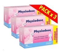 Physiodose Sérum Physiologiques Lot De 3 Botes De 40 Unidoses