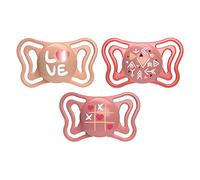 Chicco Sucette Silicone Physio Light Orthodontique Rose 16-36 mois 2 pièces