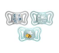 Chicco Sucette Silicone Physio Light Orthodontique Bleu 2-6 M 2uts