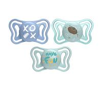 Chicco Sucette Silicone Physio Light Orthodontique Bleu 6-16M 2uts