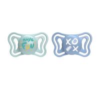 Chicco Sucette Silicone Physio Light Orthodontique Bleu 6-16 mois 2 unités