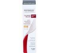 PHYSIOGEL Calming Relief Crème de jour teintée anti-rougeurs SPF30 - Soin du visage apaisant pour les peaux sujettes à la rosacée et à la couperose - Crème pour le visage avec céramides, protection UV