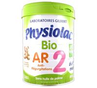 Physiolac Bio AR 2 Lait en poudre anti-régurgitation Poudre 800 g