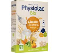 Physiolac Bio Céréales aux Légumes +4m 200g