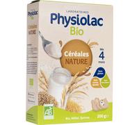 Physiolac Bio Céréales Nature Dès 6 mois Purée 200 g