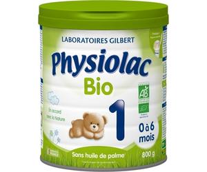 Physiolac Bio Lait Pour Nourrissons 1er Âge 800g