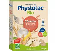 Physiolac Céréales Bio Farine Fruits 200 G
