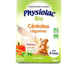 Physiolac Céréales Bio Ss Glu Pot/voiture/ 4m