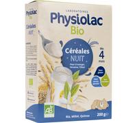 PHYSIOLAC Bio Céréales Nuit Dès 4 mois Poudre 200 g