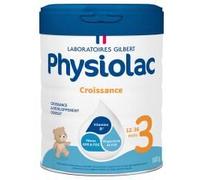 Physiolac Croissance 3 – 12 à 36 mois – Pot 800 g