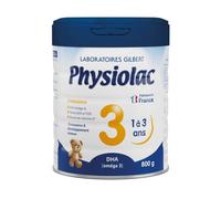 Physiolac Croissance 3 – 12 à 36 mois – Pot 800 g
