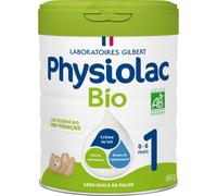 Physiolac Lait Bio 1er Âge Certifié Bio Boîte 800g