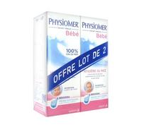 Physiomer Hygiène Nasale Nourrissons MicroDiffusion 115ml Lot De 2