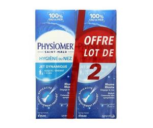 Physiomer Solution Nasale Adulte/Enfant Lot De 2 Flacons De 135Ml