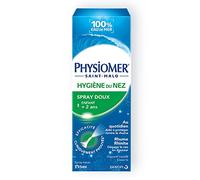 Physiomer Spray Doux - Spray nasal 100 % eau de mer - Dispositif médical - Hygiène du nez - Rhume et Rhinite - Utilisation quotidienne - Dégage le nez en douceur - à partir de 2 ans - 135 ml