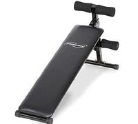 Physionics® Banc à Abdominaux - Pliable, Réglable en Hauteur à 4 Positions (51-63 cm) - Banc de Musculation pour Sit Up, AB, Appareil de Fitness, Gym, Sport, Entraînement