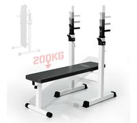 Physionics® Banc de Musculation avec Support de Barre Banc d’Entraînement