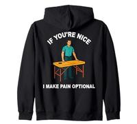 Physiothérapeute If You're Nice I Make Pain Facultatif Sweat à Capuche