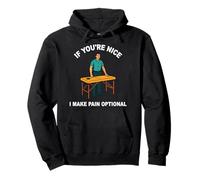 Physiothérapeute If You're Nice I Make Pain Facultatif Sweat à Capuche