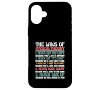 Physiothérapie Physiothérapeute Lois de la physiothérapie Coque pour iPhone 16 Plus