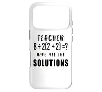 Physique, biologie, Chimie ou Sciences Maths Professeur Coque pour iPhone 17 Pro