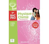 Physique - Chimie 1re Bac Pro (2025) - Pochette élève