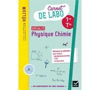 Hatier – Physique chimie 1re/Tle – Carnet de labo élève – Éd. 2020