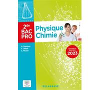 Physique - Chimie 2de Bac Pro (2023) - Pochette élève - Nathalie Granjoux - Delagrave - broché - Scolaire / Universitaire