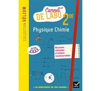 Physique Chimie 2nde - Carnet De Labo