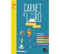 Physique Chimie 2de - Ed 2025 - Carnet de labo élève - David Dauriac - Hatier - broché - Scolaire / Universitaire