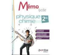 Physique Chimie 2de Mémo Lycée Espace - Edition 2022